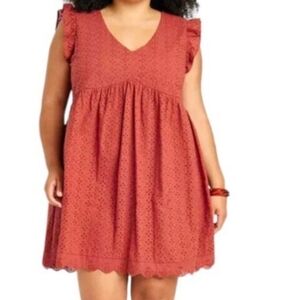 New Knox Rose Boho, Desert Red,sleeveless SummerDress NWT  Size M